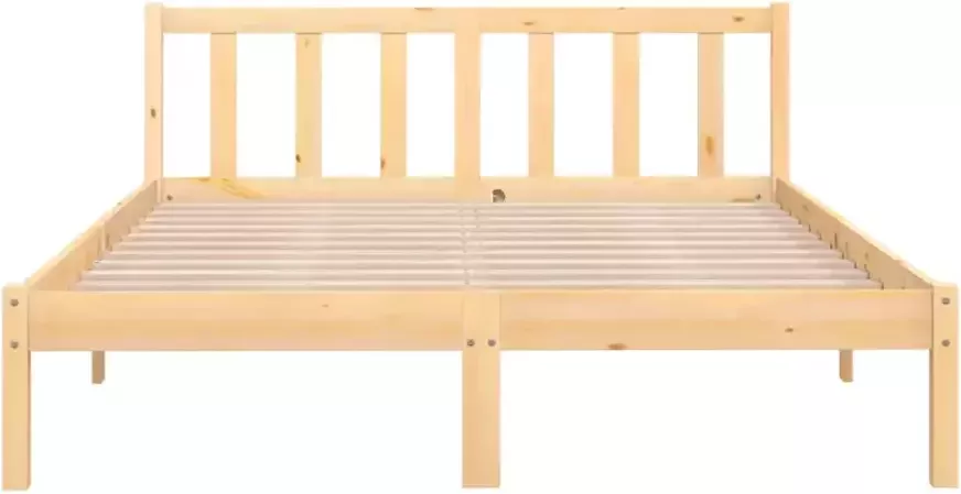 VidaXL Bedframe massief grenenhout 135x190 cm 4FT6 Double - Foto 2
