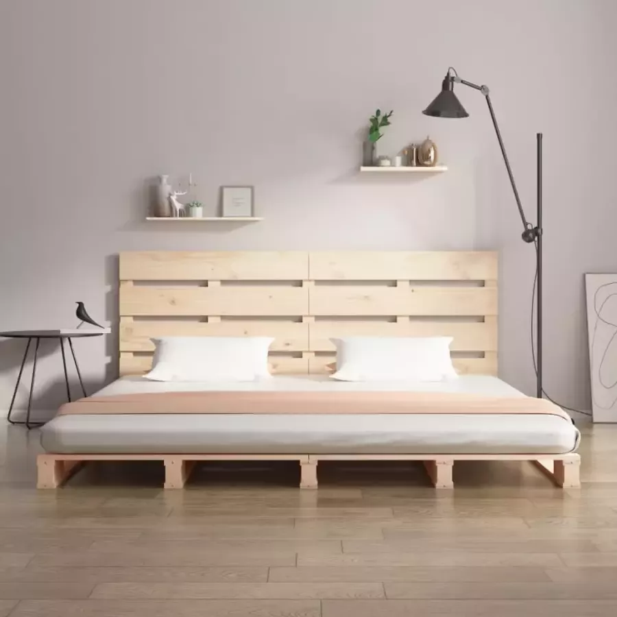 VidaXL -Bedframe-massief-grenenhout-135x190-cm-4FT6-Double - Foto 2