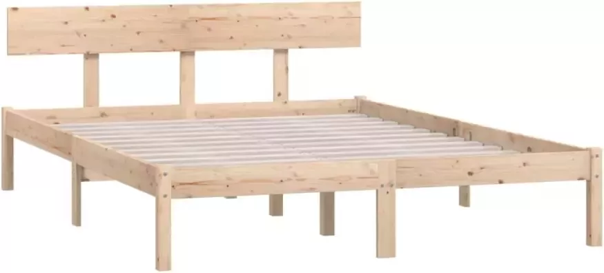 VidaXL -Bedframe-massief-grenenhout-135x190-cm-4FT6-Double - Foto 20