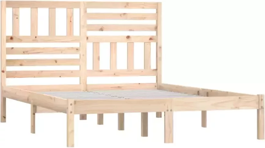 VidaXL -Bedframe-massief-grenenhout-140x190-cm - Foto 4