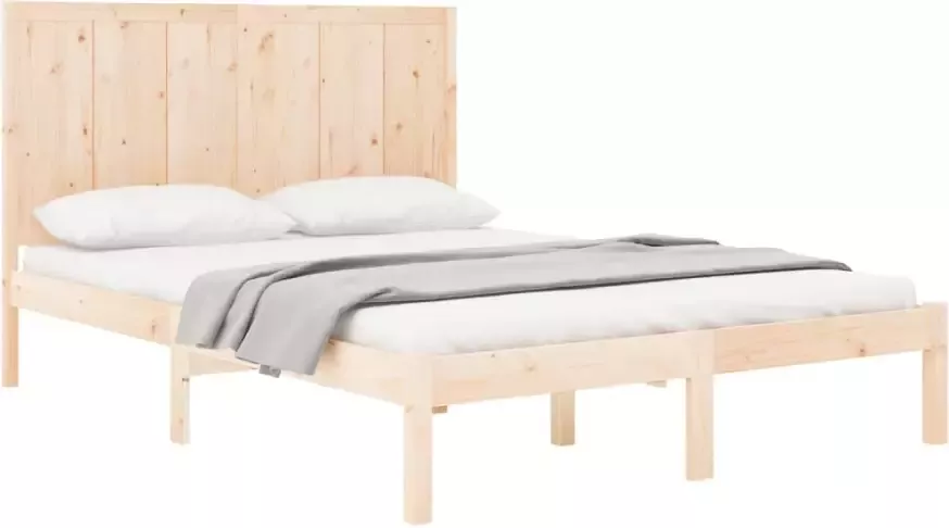 VidaXL -Bedframe-massief-grenenhout-140x190-cm - Foto 9