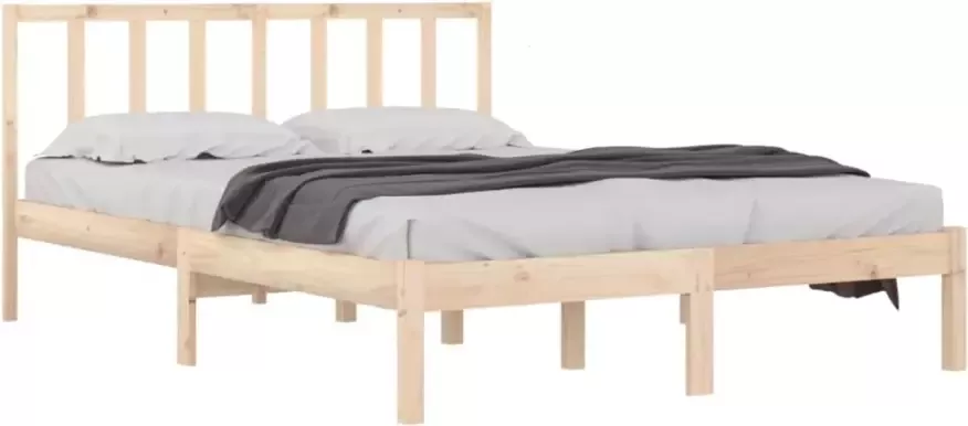 VidaXL -Bedframe-massief-grenenhout-140x190-cm - Foto 5