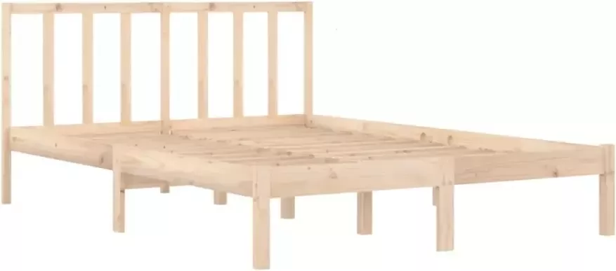 VidaXL -Bedframe-massief-grenenhout-140x190-cm - Foto 4