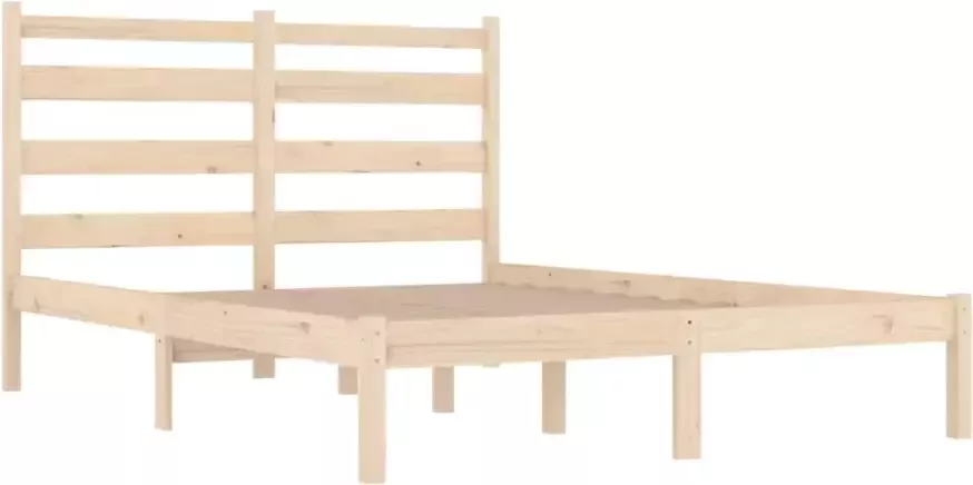 VidaXL -Bedframe-massief-grenenhout-140x190-cm - Foto 4