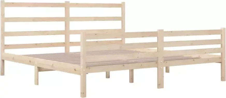 VidaXL -Bedframe-massief-grenenhout-140x190-cm - Foto 3