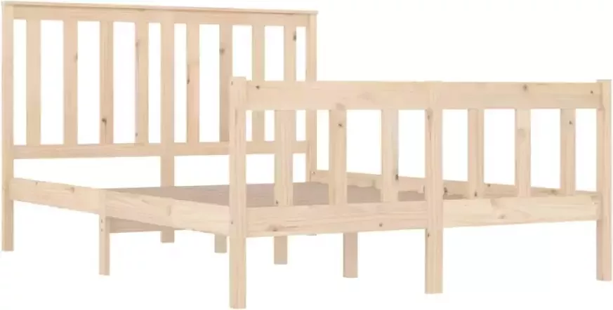 VidaXL -Bedframe-massief-grenenhout-140x190-cm - Foto 3