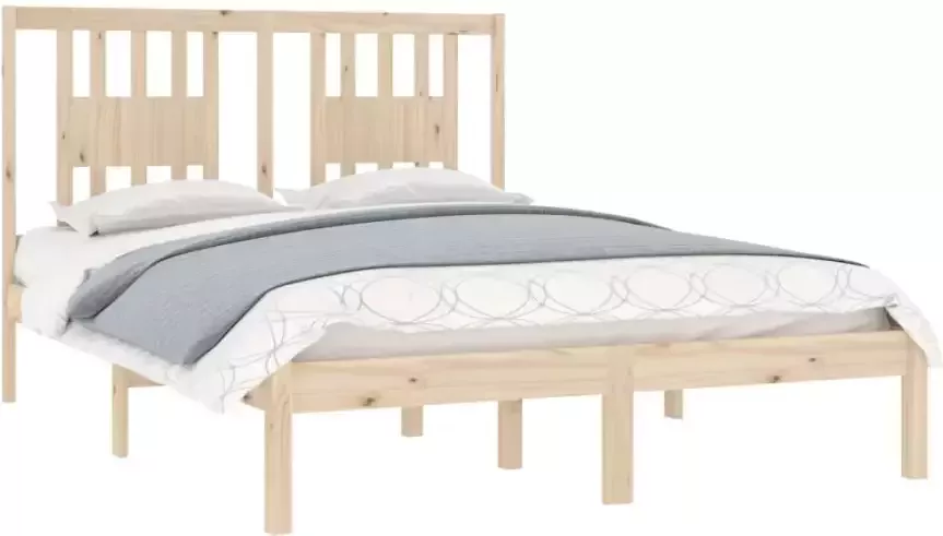 VidaXL -Bedframe-massief-grenenhout-140x190-cm - Foto 5