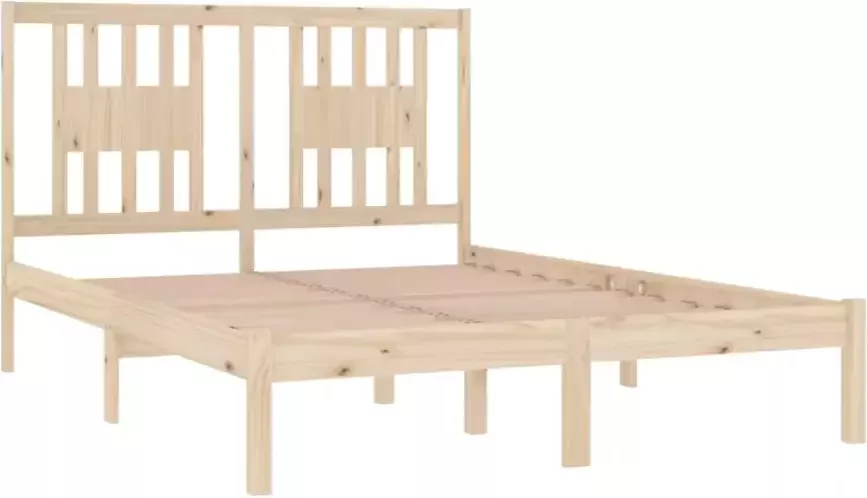 VidaXL -Bedframe-massief-grenenhout-140x190-cm - Foto 4