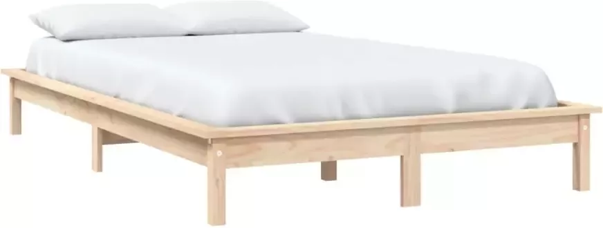 VidaXL -Bedframe-massief-grenenhout-140x200-cm - Foto 4