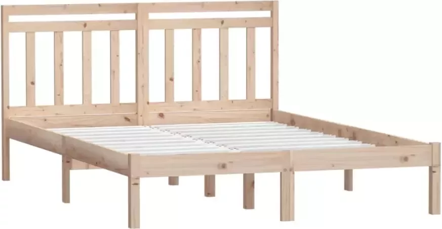 VidaXL -Bedframe-massief-grenenhout-140x200-cm - Foto 4