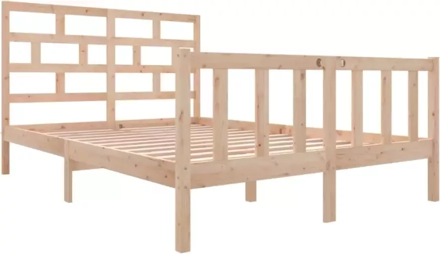 VidaXL -Bedframe-massief-grenenhout-150x200-cm-5FT-King-Size - Foto 10