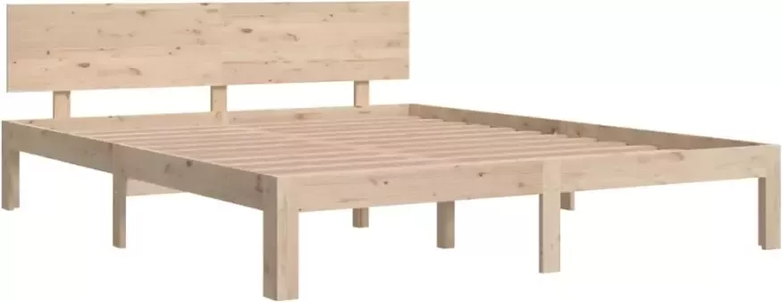 VidaXL -Bedframe-massief-grenenhout-160x200-cm - Foto 4