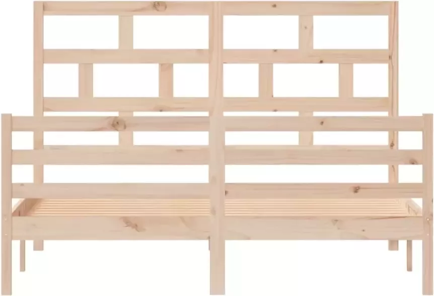 VidaXL -Bedframe-massief-grenenhout-160x200-cm - Foto 2