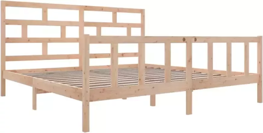 VidaXL -Bedframe-massief-grenenhout-180x200-cm-Super-King-Size - Foto 4