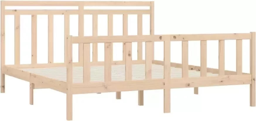 VidaXL -Bedframe-massief-grenenhout-180x200-cm-Super-King-Size - Foto 3