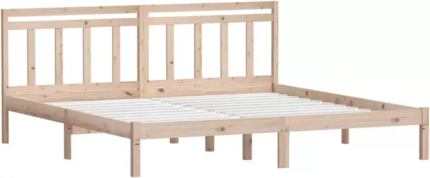 VidaXL -Bedframe-massief-grenenhout-200x200-cm - Foto 4