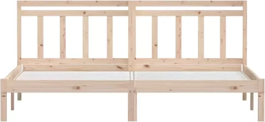 VidaXL -Bedframe-massief-grenenhout-200x200-cm - Foto 2