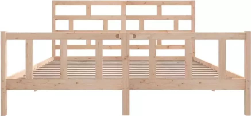 VidaXL -Bedframe-massief-grenenhout-200x200-cm - Foto 4