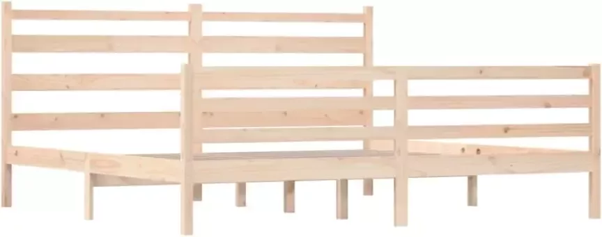 VidaXL -Bedframe-massief-grenenhout-200x200-cm - Foto 4