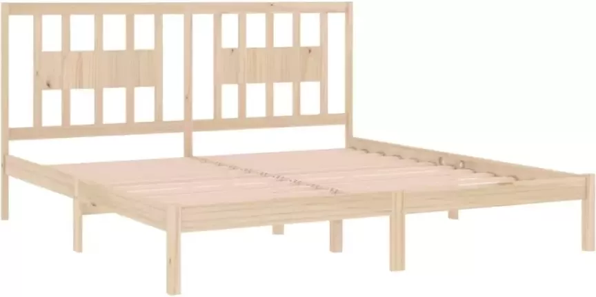 VidaXL Bedframe zonder matras massief grenenhout 200x200 cm - Foto 8