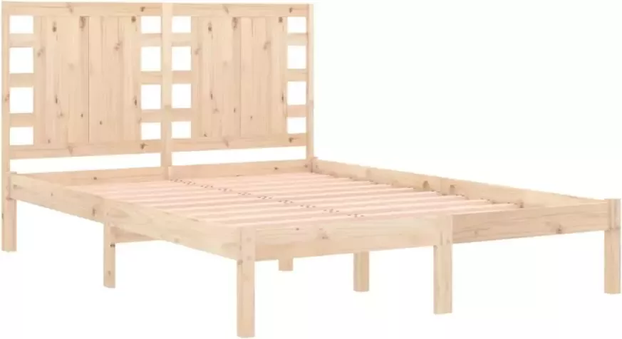 VidaXL Bedframe zonder matras massief grenenhout 200x200 cm - Foto 7