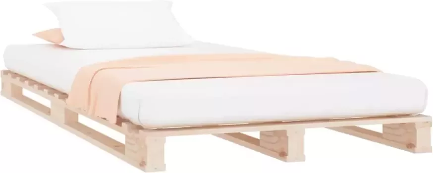 VidaXL -Palletbed-massief-grenenhout-75x190-cm-2FT6-Small-Single - Foto 4