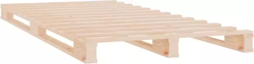 VidaXL -Palletbed-massief-grenenhout-75x190-cm-2FT6-Small-Single - Foto 3