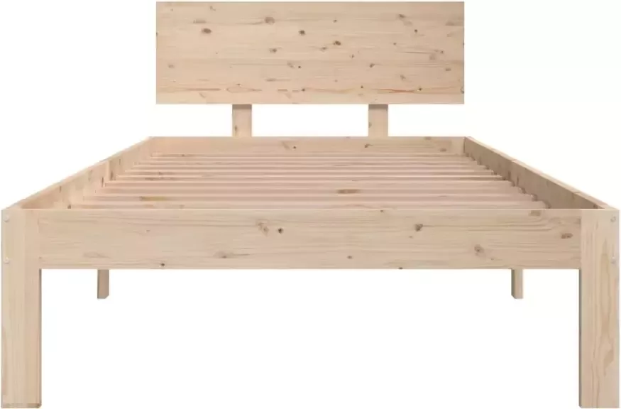 VidaXL -Bedframe-massief-grenenhout-90x200-cm - Foto 4