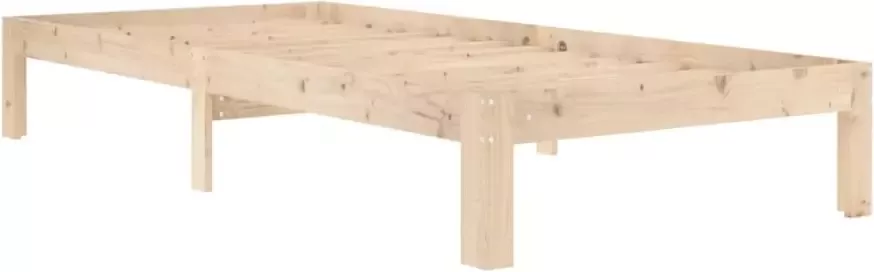 VIDAXL Bedframe massief grenenhout 90x200 cm