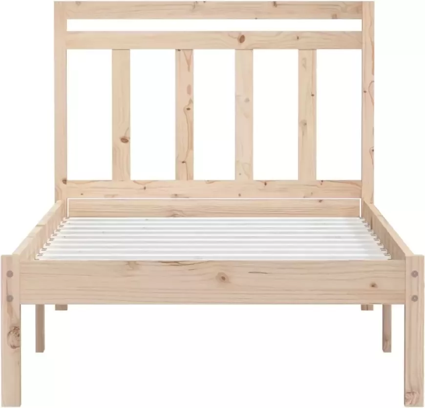VidaXL -Bedframe-massief-grenenhout-90x200-cm - Foto 2