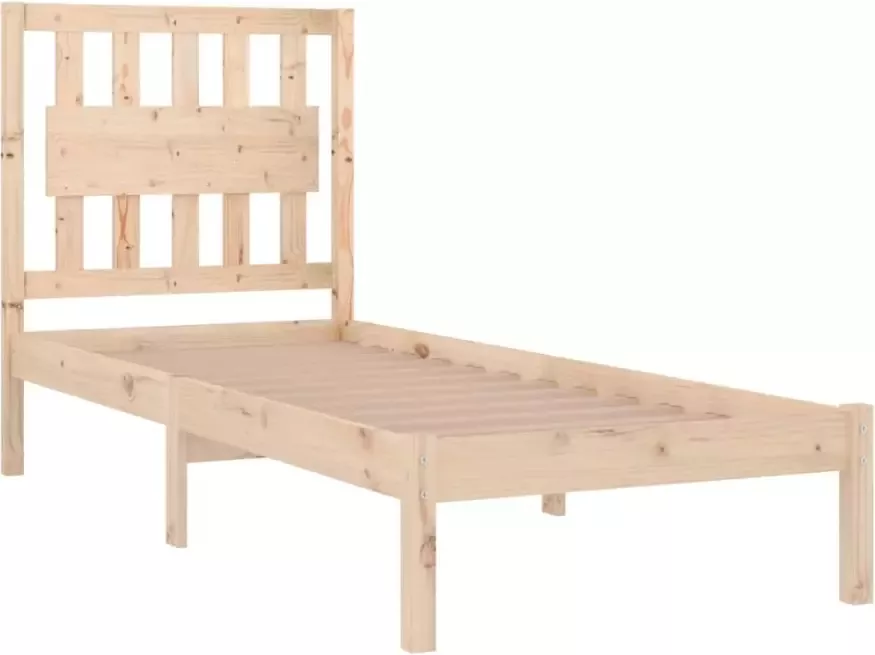 VidaXL -Bedframe-massief-grenenhout-90x200-cm - Foto 4