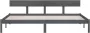 VidaXL Bedframe massief grenenhout grijs 180x200 cm UK Super King - Thumbnail 3