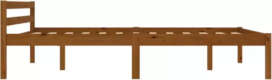 VidaXL -Bedframe-massief-grenenhout-honingbruin-140x200-cm - Foto 3