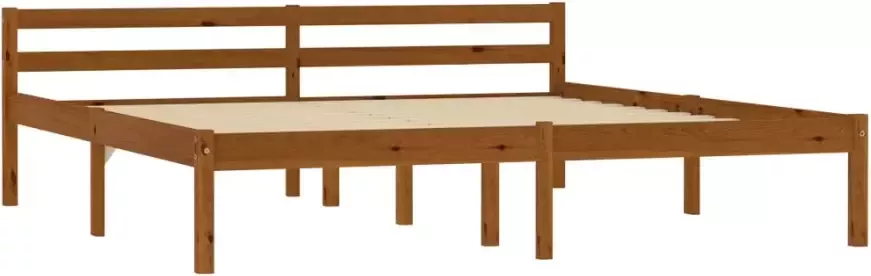 VidaXL -Bedframe-massief-grenenhout-honingbruin-160x200-cm - Foto 2