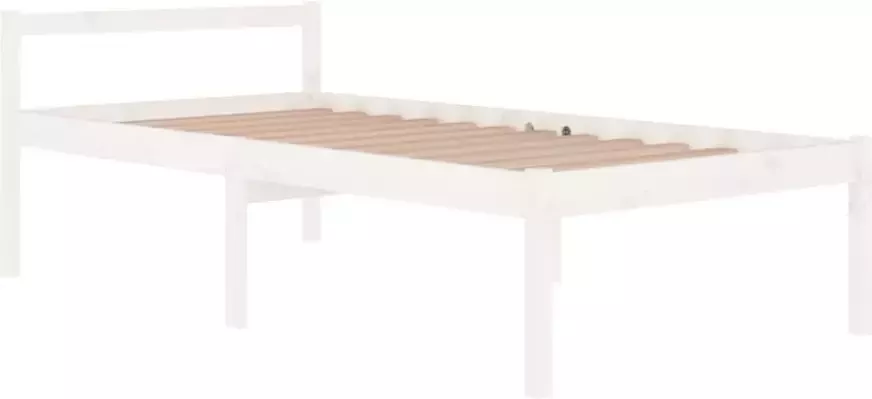 VidaXL -Seniorenbed-massief-grenenhout-wit-100x200-cm - Foto 6