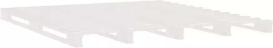 VidaXL -Palletbed-massief-grenenhout-wit-120x200-cm - Foto 3
