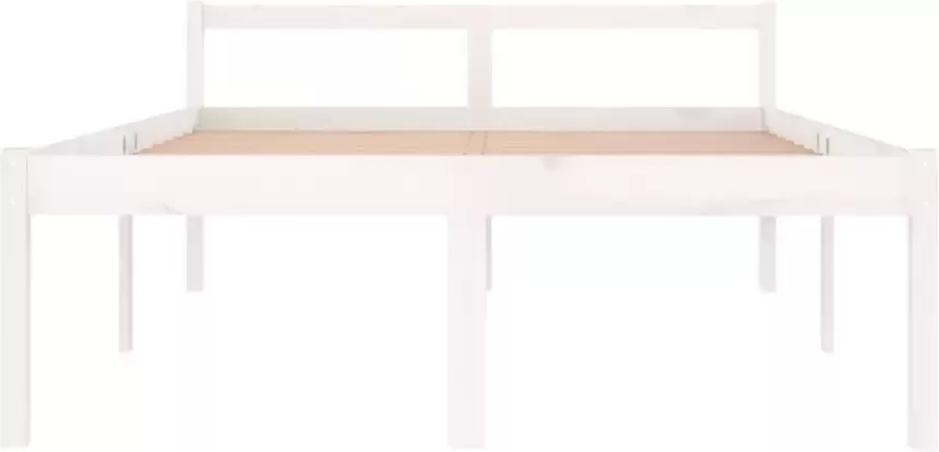 VidaXL -Seniorenbed-massief-grenenhout-wit-135x190-cm-Small-Double - Foto 5