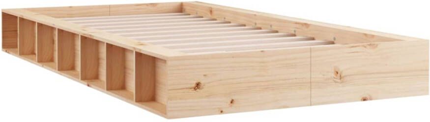 VidaXL -Bedframe-massief-hout-100x200-cm