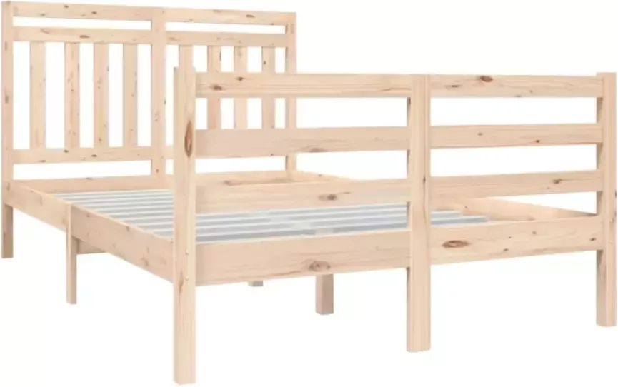 VidaXL -Bedframe-massief-hout-120x190-cm-4FT-Small-Double - Foto 14
