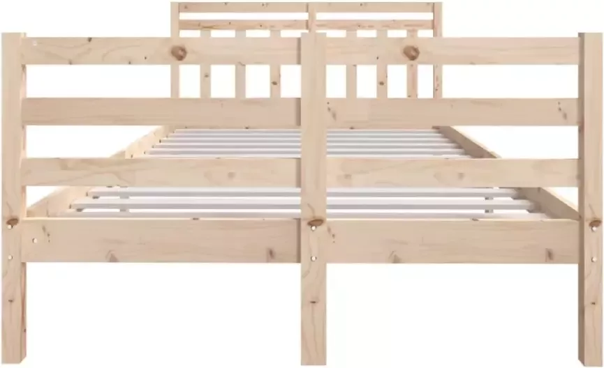 VidaXL -Bedframe-massief-hout-120x190-cm-4FT-Small-Double - Foto 15