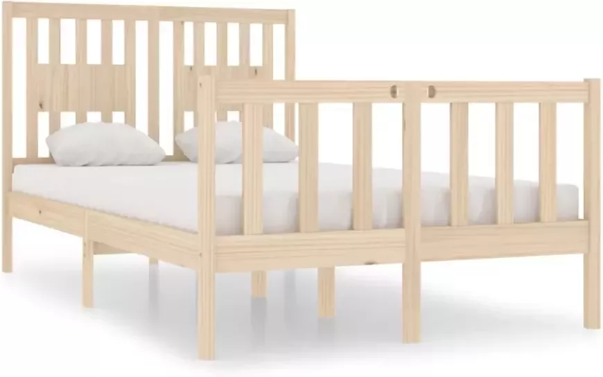 VidaXL -Bedframe-massief-hout-120x190-cm-4FT-Small-Double - Foto 9