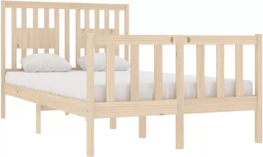 VidaXL -Bedframe-massief-hout-120x190-cm-4FT-Small-Double - Foto 12