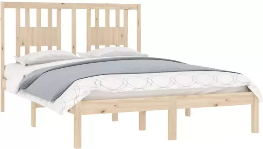 VidaXL -Bedframe-massief-hout-120x190-cm-4FT-Small-Double - Foto 18