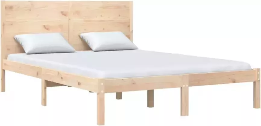 VidaXL Bedframe massief hout 120x190 cm 4FT Small Double - Foto 4