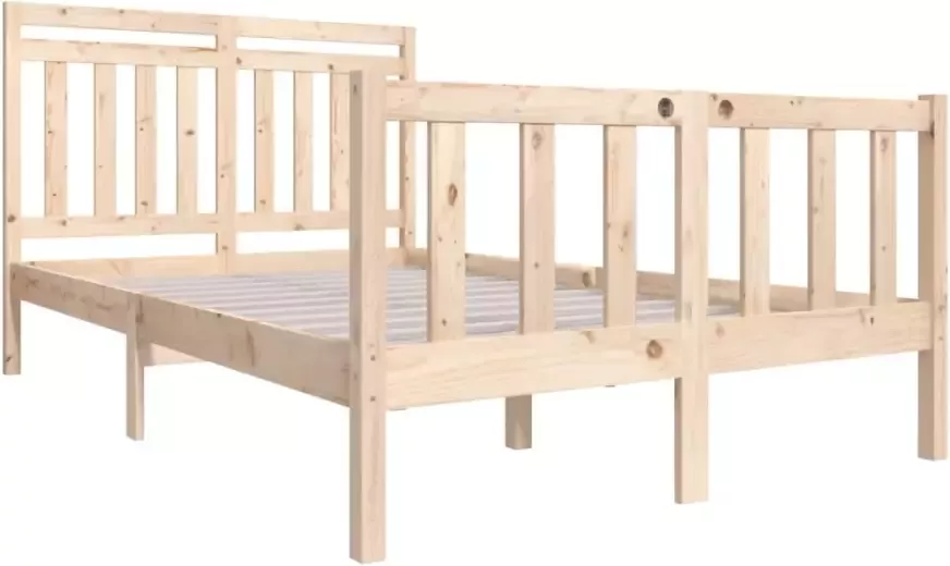 VidaXL -Bedframe-massief-hout-120x200-cm - Foto 4