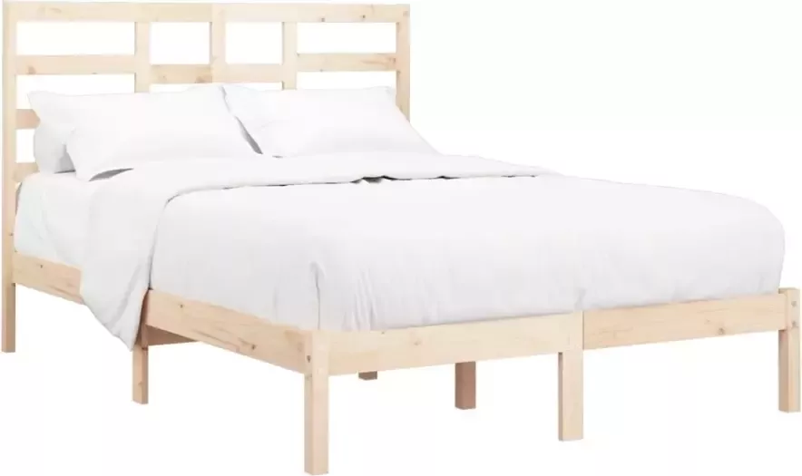 VIDAXL Bedframe zonder matras massief hout 120x200 cm - Foto 8