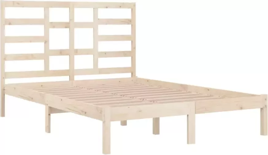 VIDAXL Bedframe zonder matras massief hout 120x200 cm - Foto 7