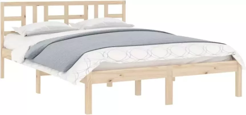 VidaXL -Bedframe-massief-hout-120x200-cm - Foto 4