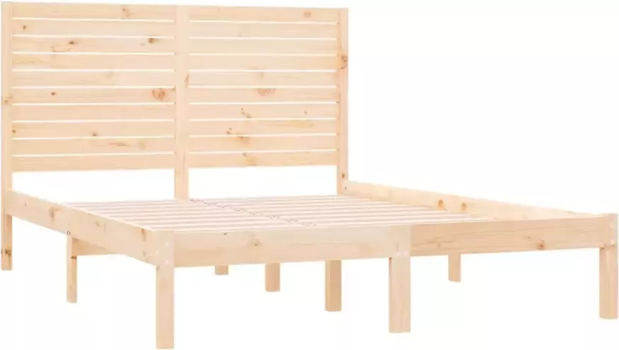 VidaXL -Bedframe-massief-hout-120x200-cm - Foto 3