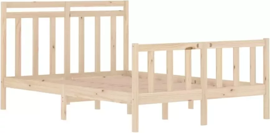 VidaXL -Bedframe-massief-hout-135x190-cm-4FT6-Double - Foto 10